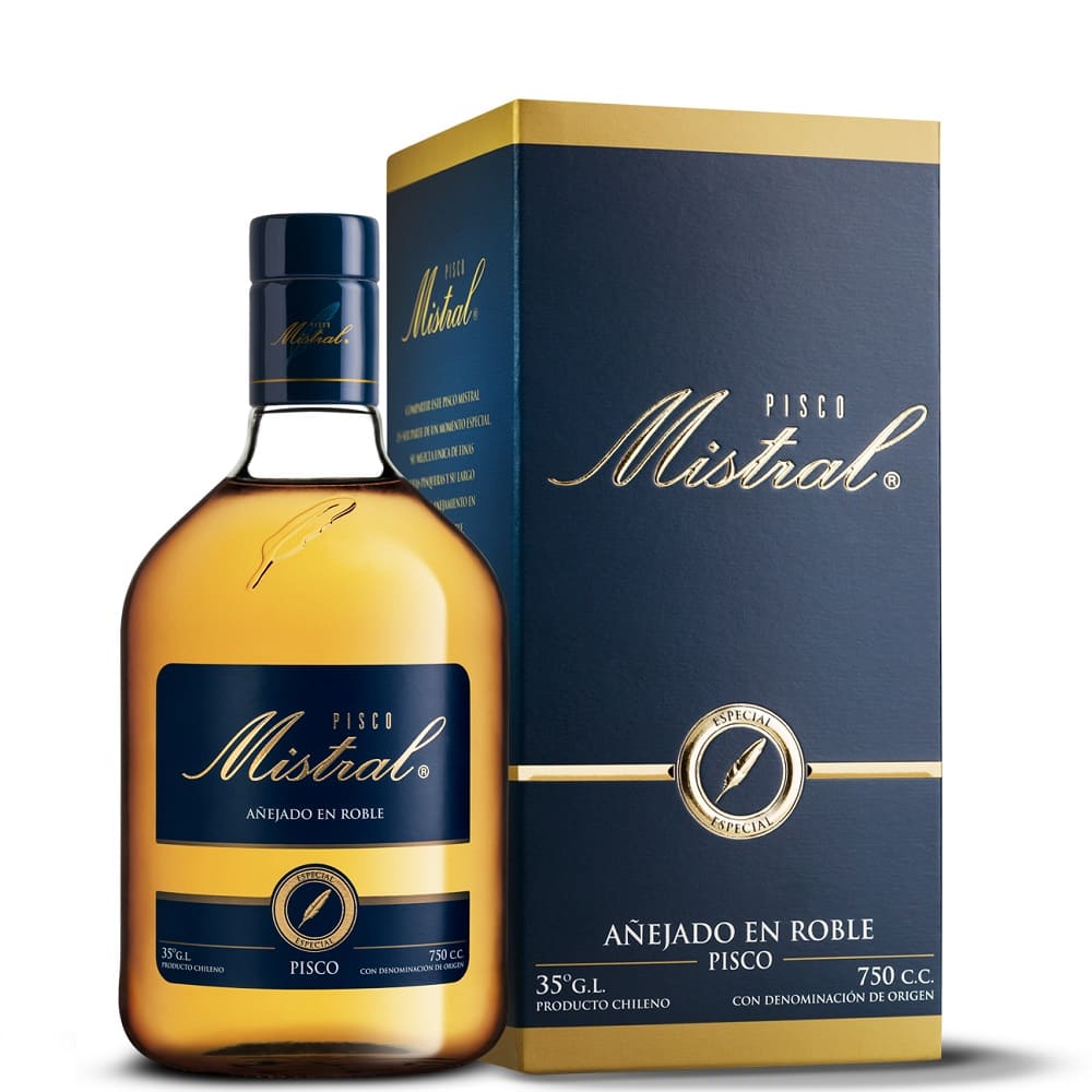 Pisco Mistral Blue 35%, 750ml – Pis & Co Limited